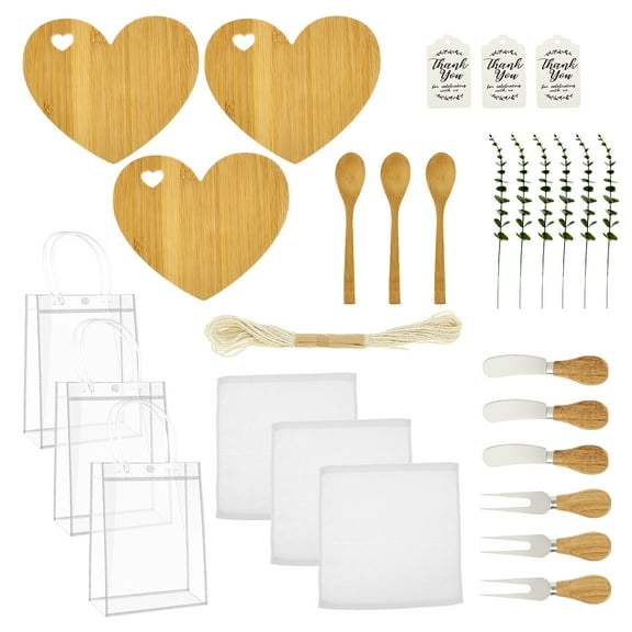 Heart Style Wooden Cheese Board Favor Convenient Versatile Charcuterie Board Party Present for Wedding