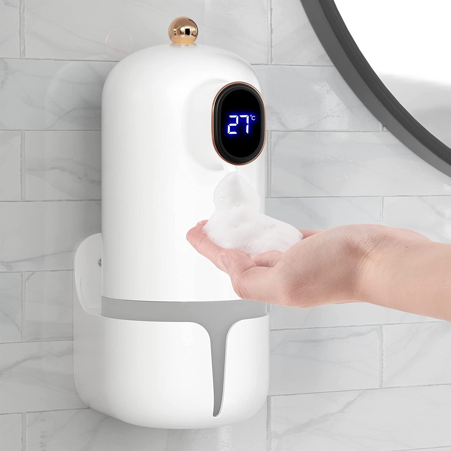 Automatic Soap Dispenser, Touchless Foaming Soap Dispenser with