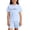 Light Blue&&100, variant on CONROSES Toddler Girls Casual Clothes Set Letter Graphic Y2K Short Sleeve T Shirts Shorts Outfits for Kids, Sizes 5-6 Years