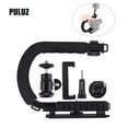 thumbnail image 1 of PULUZ U-Shaped Portable Handheld Camera Holder Video Handle DV Bracket C-Shaped Steadicam Stabilizer Kit for All SLR Cameras and Home DV Camera, 1 of 7