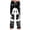 Black, variant on Pajama Pants Women Halloween Pumpkin Print Soft Stretch Drawstring Comfy Sleepwear Pants