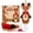 Reindeer, variant on QISIWOLE Christmas Crochet Bag Holder Kit Snowman Design Hanging Kitchen Pantry Organizer for Grocery Sack Storage 11.8 Inch