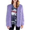 thumbnail image 2 of AOOCHASLIY Women Coat Women's Imitation Warm Long Round Neck Fashionable Jacket, 2 of 5