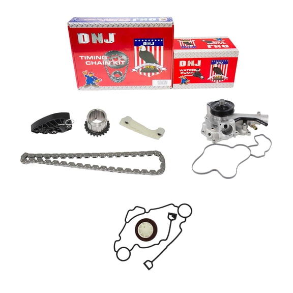 DNJ TK1163AWP Timing Chain Kit with Water Pump Fits Cars & Trucks 09-20 Chrysler 5.7L V8 OHV