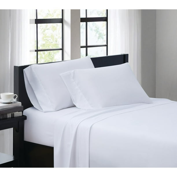 Truly Soft Everyday Sheet Set White Microfiber 3Piece Twin XL Sheet