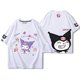 thumbnail image 1 of Sanrio Kuromi, camiseta de manga corta para mujer, camiseta holgada de gran tamaño, camisetas casuales Kawaii de dibujos animados, ropa de algodón, verano Y2K xuanjing  unisex, 1 of 2