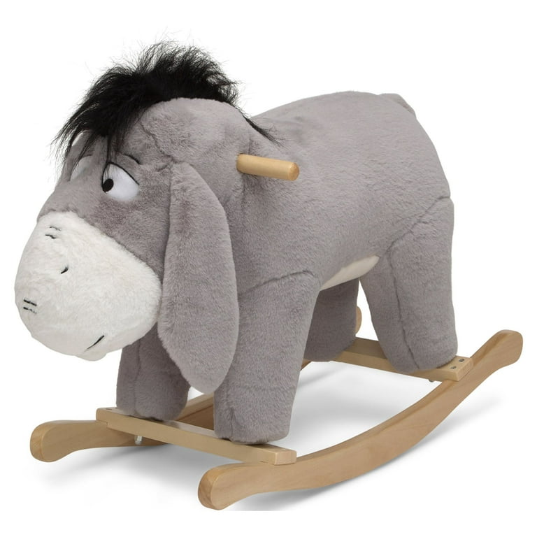 Winnie the Pooh Eeyore Rocker by Delta Children Wooden Rocking Horse for Babies 18 Months and Up