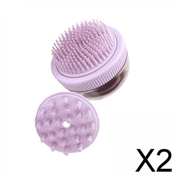 Paquete de 2-4 cepillos de baño para perros con dispensador de jabón, cepillo de para mascotas para gatitos SPA 2 piezas