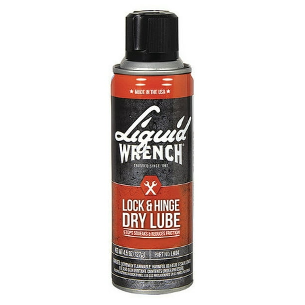 LIQUID WRENCH LH04 4.5 oz.,Aerosol,Lock Dry Lubricant