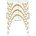 thumbnail image 5 of Beaded Curtain with 25 Crystal Strings for Doorway Beads Room Deco(Amber) ,Wardrobes, Windows, Bedroom Doors, 5 of 9