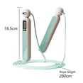 thumbnail image 2 of Jump Rope, Weighted Jump Rope for Fitness, Skipping Rope with Counter - Heavy Handles, Adjustable Length - Jumping Rope Fitness Exercise Training, 2 of 5