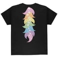 thumbnail image 2 of Halloween Unicorn Costume Rainbow Pony Youth T Shirt Black YXL, 2 of 2