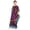 601-31280-Purple, variant on Miss Lavish London Floral Women’s Polyester Kaftan Dress with Pockets & Side Slits- Red, XL
