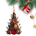thumbnail image 2 of Ornamento Guitarra en Miniatura Suministros Navidad 2024, 2 of 8