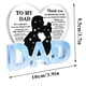 thumbnail image 3 of Para Mi Papá Regalos Para Papá De Parte De La Hija Regalos Para Papá Regalos Únicos Para El Cumpleaños Del Padre Placa Acrílica Con Forma De Rompecabezas Decoraciones Para El Escritorio Regalo Para, 3 of 8