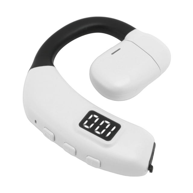 Écouteur Unique BT 5.4 Écouteurs Intra-Auriculaires, Casque à Conduction d'Air à Oreille Ouverte, Réduction de Bruit V5.4 Écouteurs de Sport avec Crochets d'Oreille pour Course Entraînement Physique