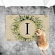thumbnail image 2 of Precio sorpresa!Felpudos con letras para puerta delantera, decoración Floral, felpudos con iniciales, entrada al aire libre, decoración de apellidos para el hogar, interior y exterior, 2 of 3