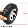 thumbnail image 1 of GLFILL 9'' Solid Tire Wheel 2.80/2.50-4 Non-inflatable Tyre With Keyway Type Hub For Gas/Electric Scooter ATV Elderly Mobility Scooter Rear wheel, 1 of 8
