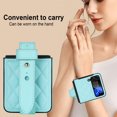 thumbnail image 6 of TECH CIRCLE Case for Galaxy Z Flip 4, Classic PU Leather Adjustable Wristband Kickstand Anti-Scratch Shockproof Protection Cover for Samsung Galaxy Z Flip 4 5G 2022,Green, 6 of 8