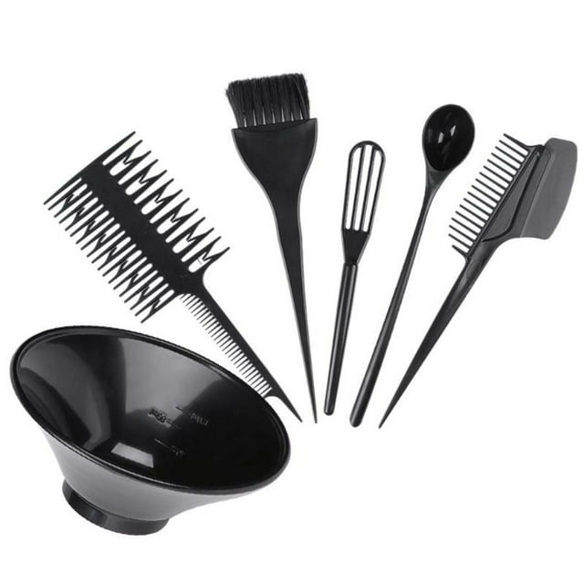 6PCS Hair Dye Set Professional Creative Hair Coloring Kit Salon Hair Color Tool