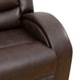 thumbnail image 5 of Aukfa Leather Recliner Chair, Overstuffed Single Sofa Armchair for Living Room Bedroom, Brown, 5 of 11