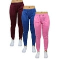 thumbnail image 1 of 3-Pack Women's Classic Fleece Jogger Sweatpants (Sizes, S-3XL), 1 of 2
