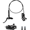 thumbnail image 2 of ZTZ 4-Piston Mountain Bike Hydraulic Brake Set, Front 850mm and Rear 1600mm Hydraulic Disc Brake Kit with PM/is Adapter, Fits for eBike, MTB and BMX (Left Rear), 2 of 8