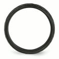 thumbnail image 2 of Titanium Black IP-Plated Hammered 8mm Band Ring 9 Size, 2 of 6