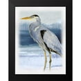 thumbnail image 2 of Loreth, Lanie 12x14 Black Modern Framed Museum Art Print Titled - Blue on Blue Heron I, 2 of 5