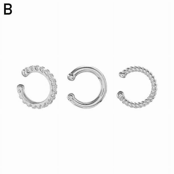 Non Piercing Crystal Ear Cuffs Ear Bone Clip Ear Clips V3K3G H1F3 Walmart