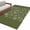 Green, variant on 3'x5' Rug for Living Room Bedroom, Japanese Washable Area Rugs Non-Slip Carpet Mats, Green Rustic Retro Pastoral Floral Leaves Indoor Low Pile Area Rug Runner for Kitchen, Mudroom