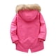 thumbnail image 3 of Gibobby Chaqueta de invierno para niñosPar-ka, prendas de vestir exteriores, chaqueta de invierno para niñas, forrada de lana gruesa, abrigo impermeable,(Rosa caliente, 5-6 Años), 3 of 3