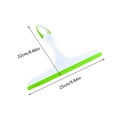 thumbnail image 3 of Glass Scraper, Soft Glass Wiper, Window Glass Cleaner, Shower Squeegee for Glass, Used for Cleaning Mirrors, Windows, Car Glass and Tiled Walls(Green), 3 of 6