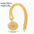 thumbnail image 2 of Big Money Necklaces Gold/Silver Chain with Dollar Sign for Rhinestone Jewelry Gi, 2 of 8