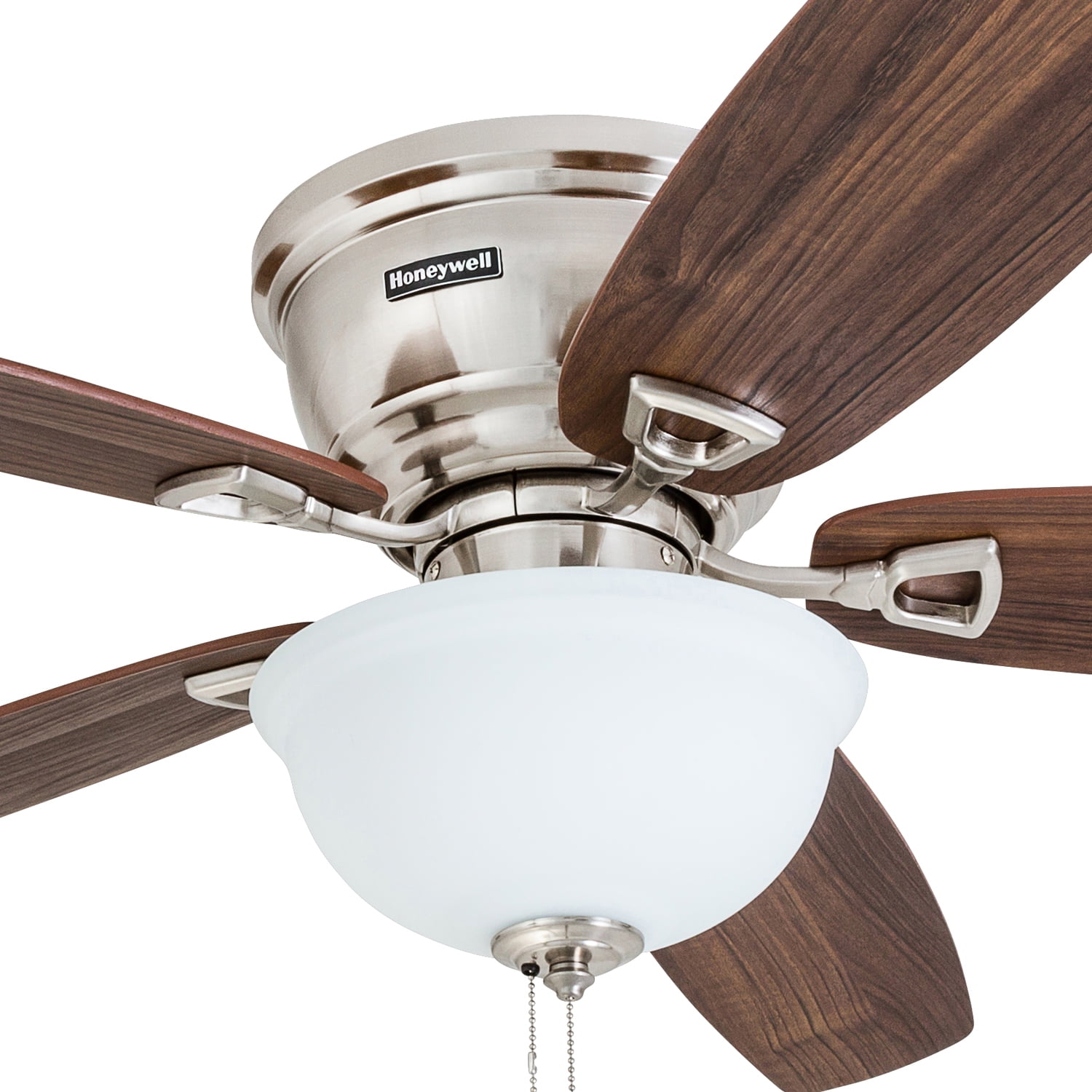 52" Honeywell Eastover Ceiling Fan Brushed Nickel Walmart