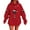 AB-Red, variant on Visit the JURANMO Store Women Christmas Tree Hooded Sweatshirt Drawstring Long Sleeve Xmas Party Hoodie Pullover Fall Fashion Sweatshirts with Pocket Red S