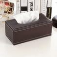 thumbnail image 4 of Caja de pañuelos de cuero, caja de pañuelos para servilletas, caja de pañuelos para hotel, caja de pañuelos para el hogar, caja de cuero para abrir, regalo, 4 of 4