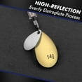 thumbnail image 5 of Swimming or Jigging Fishing Spinners with Two-Way Spinning Spoons System, Rooster Tail Fishing Lures with Flash Copper Body & Blade, Freshwater and Saltwater Blade Bait for Bass Walleye Trout, 5 of 10