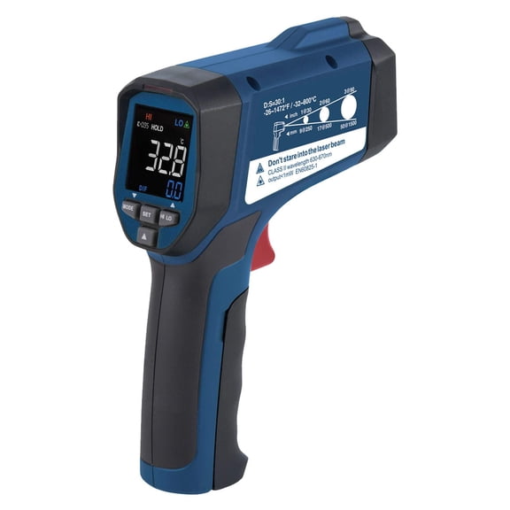REED Instruments R2320 Infrared (IR) Thermometer, 30:1, 1472°F (800°C) CA2
