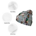 thumbnail image 3 of Susaid Mallard Ducks Swimming Print Winter Beanie for Men Women, Lined Beanie Soft Warm Knit Hat Ski Cuffed Cap, 3 of 6