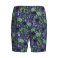 thumbnail image 5 of Naloa Magic Toads in Hats Men's Short Pajama Pants, Lounge Comfort Shorts with Elasticized Waistband and Side Pockets - Large, 5 of 9
