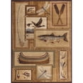 thumbnail image 4 of Alise Rugs Natural Lodge Novelty Graphic Indoor Area Rug 7'10 x 10'3 8' x 10' Living Room, Bedroom, Dining Room Rectangle, 4 of 5