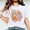 thumbnail image 2 of RKSTN Hauts d'Été pour Femmes Décontractés Coupe Ample Polyvalents T-Shirts Graphiques Mode à Imprimé Floral Respirants Manches Courtes Col Rond T-shirt Blouses, Cadeaux de la Fête des Mères, 2 of 5