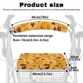 thumbnail image 6 of HELLHERO Pumpkin Turkey Seat & Back Covers Backrest Covers & Easy Fit for Seniors Men Women Soft, 6 of 7