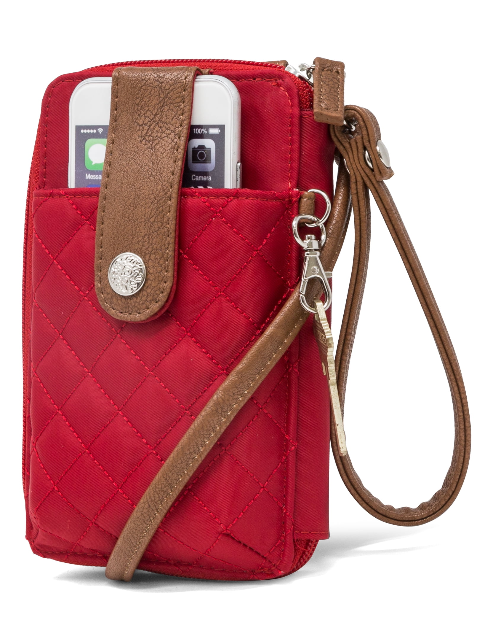 MUNDI Jacqui Vegan Leather RFID Women's Crossbody Cell Phone Purse