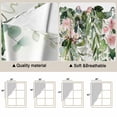 thumbnail image 5 of Sage Green Eucalyptus Swag Curtains for Kitchen/Bedroom/Living Room, Summer Spring Weeping Leaves Botanical Scalloped Curtains 63 Inch Long, Window Swag Topper Curtains Valances 2 Panels Set 36"x63", 5 of 8