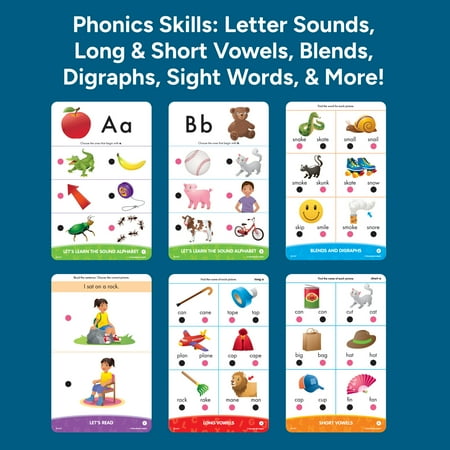 Educational Insights Hot Dots Phonics Fun! Set, Interactive Toddler Flash Cards, Ages 3+