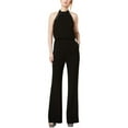 thumbnail image 2 of Rachel Zoe Womens Solid Jumpsuit, Black, 2, 2 of 2