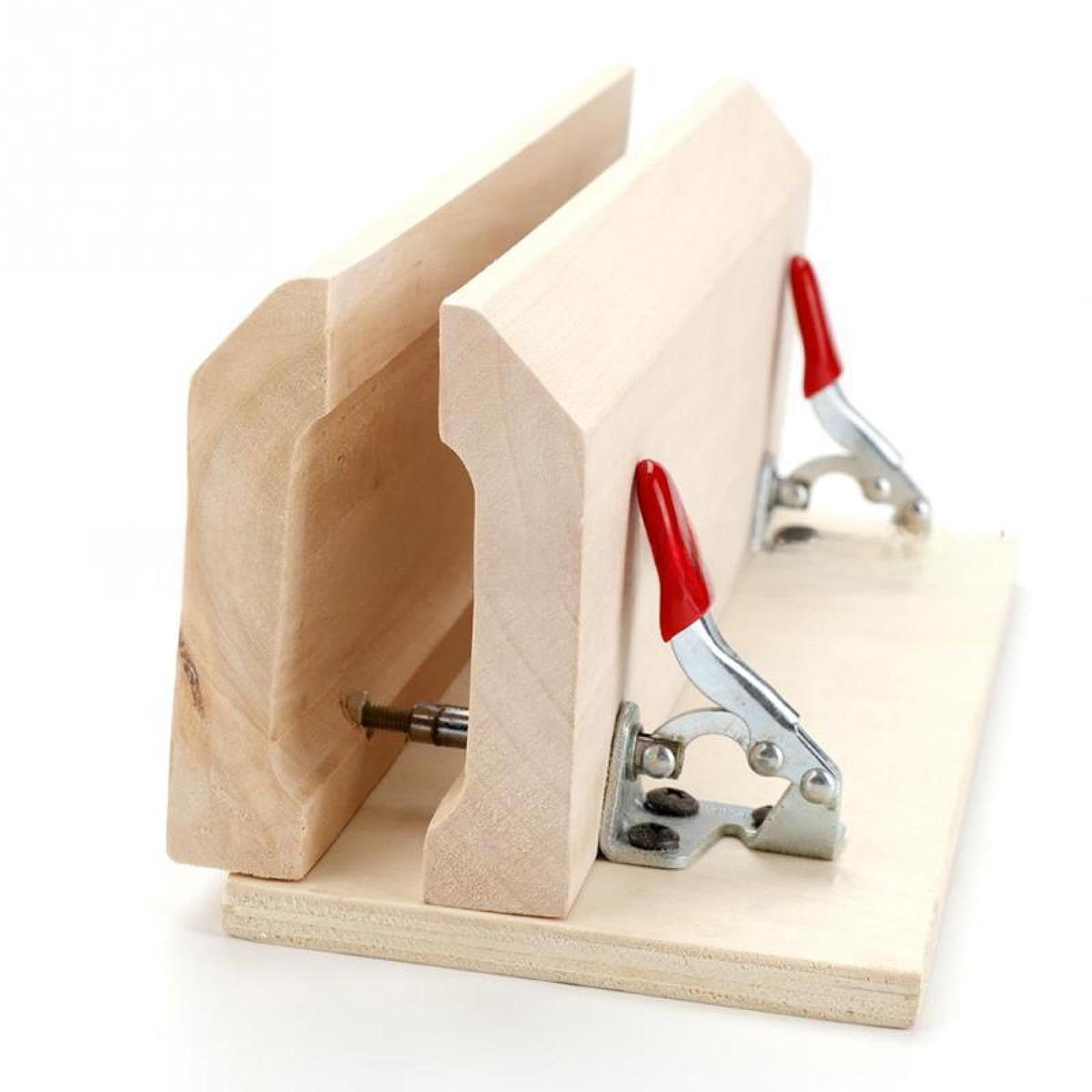 Wxqbjtam Stitching Horse PU Leather Clamp Wood Belt DIY Clip DIY Craft Table Desktop Tool