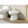 thumbnail image 2 of Kingston Brass KB327PL Victorian Three-Handle Bidet Faucet, Brushed Brass, 2 of 5